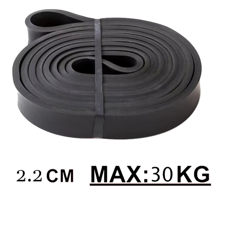 Heavy-Duty Latex Resistance Bands for Pilates and Strength Training - Elastic Pull-Up Assist for Home Gym Fitness