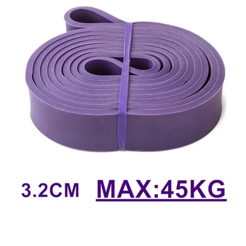 Heavy-Duty Latex Resistance Bands for Pilates and Strength Training - Elastic Pull-Up Assist for Home Gym Fitness