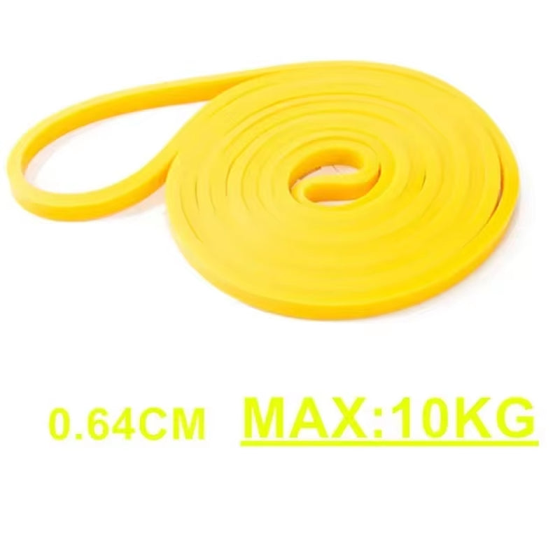 Heavy-Duty Latex Resistance Bands for Pilates and Strength Training - Elastic Pull-Up Assist for Home Gym Fitness
